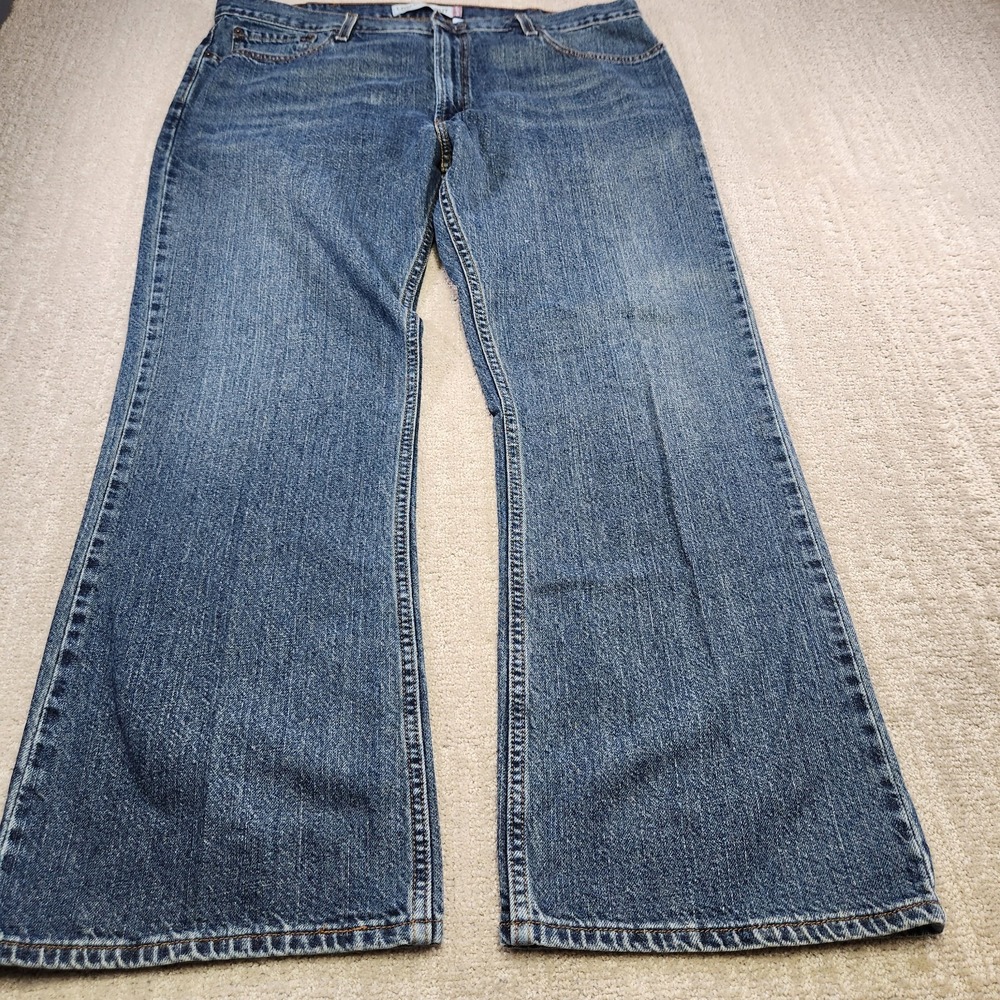 Vintage Levis 527 Jeans Men 40x30 Low Bootcut Relaxed Y2K Denim Whiskers Cowboy